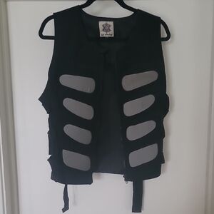 Black and Gray Women's Vest